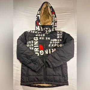 The North Face Boys’ Reversible Sherpa Hooded Jacket Boys M(10/12)